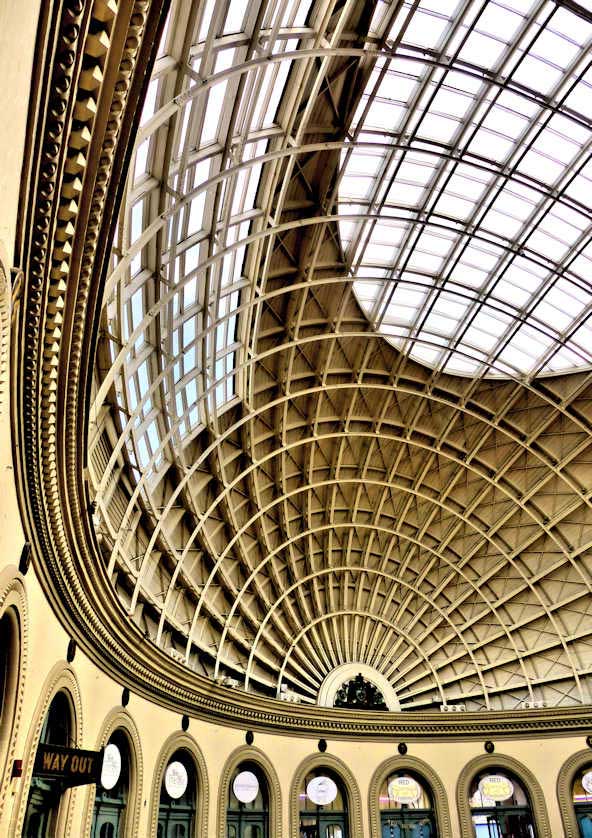 The domed roof is the building's most striking feature.