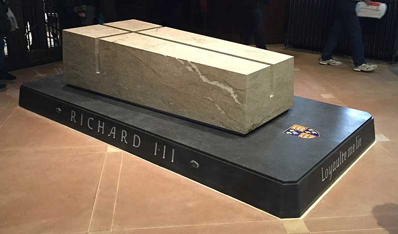 Richard III's tomb.