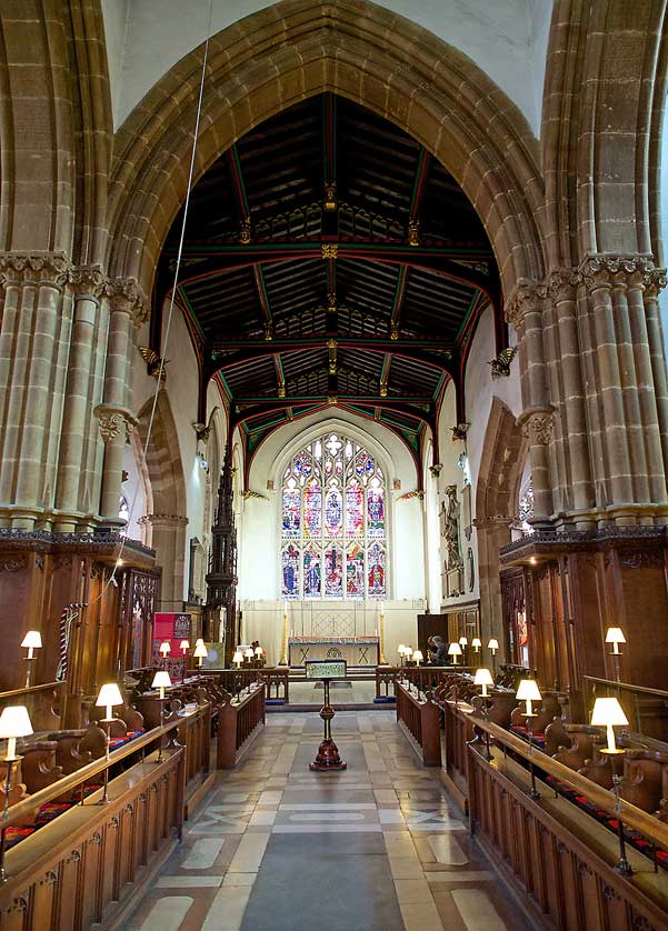 Leicester Cathedral, Leicester, England.