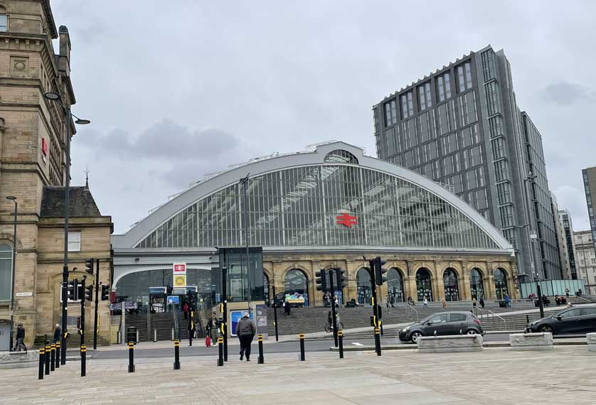 View of the station.