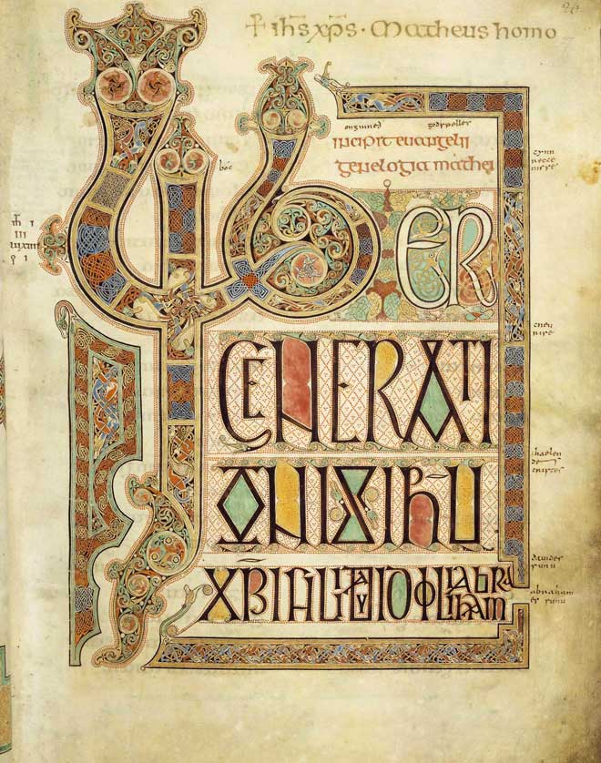 Lindisfarne Gospels.