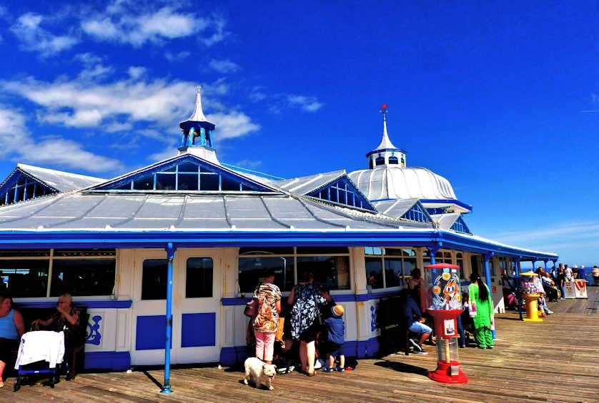 Large amusement arcades located at the end of Llandudno Pier.
