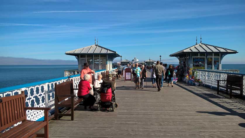Llandudno Pier in North Wales.