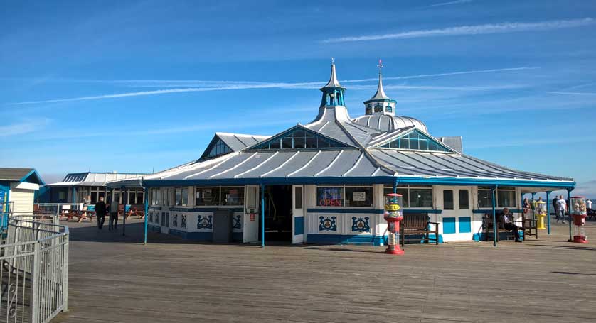 Llandudno Pier in North Wales.