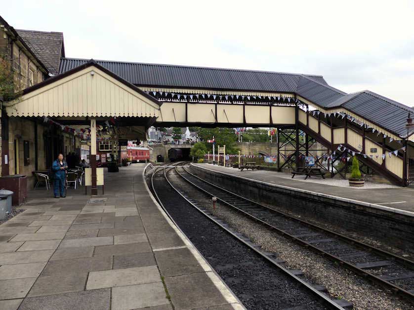 Llangollen Station, start of the 10 mile Heritage Railway.