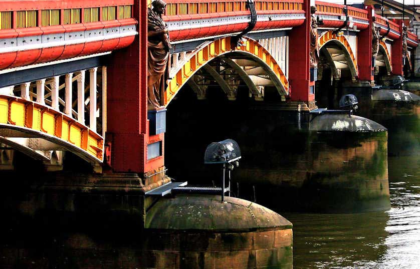 Vauxhall Bridge, The River Thames, London, UK