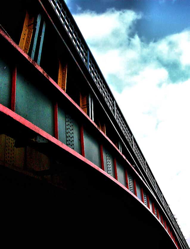 Blackfriars Railway Bridge, London.