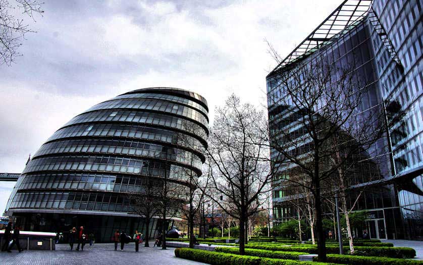 Designed by Norman Foster, City Hall opened in 2002.