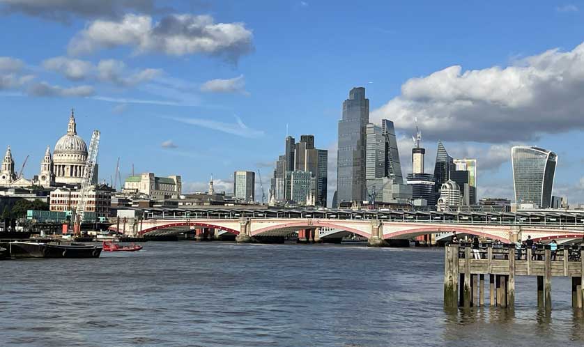 London reaches for the sky.
