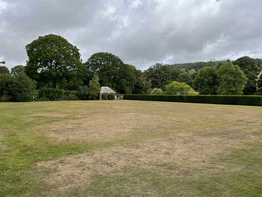 The croquet lawn.
