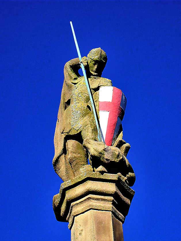 The monument to Saint George.