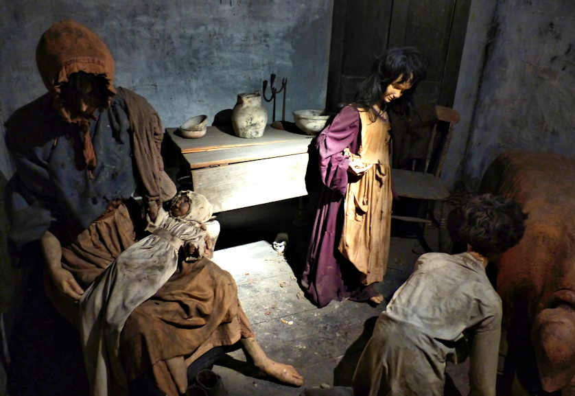 The museum has displays on the human cost of industrialization.