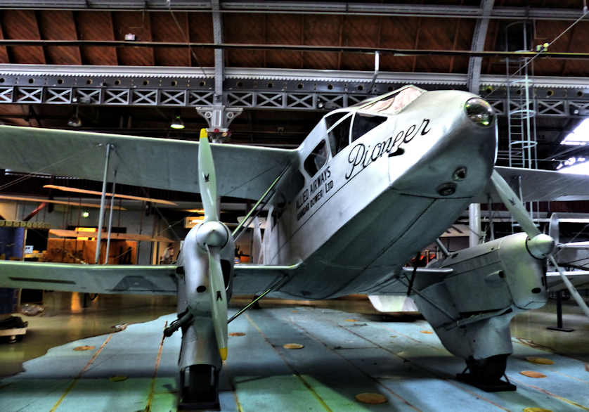 Historical aircraft at Manchester MOSI.