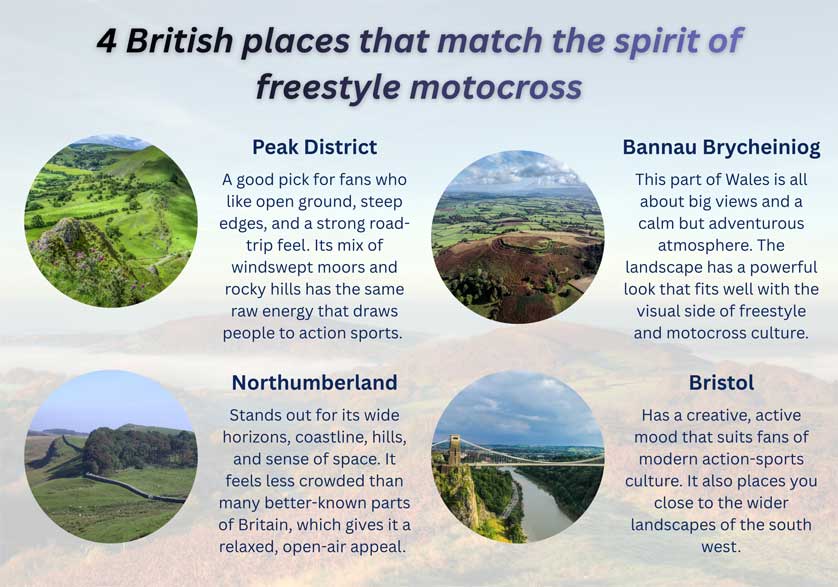 The Modern Culture of Freestyle Motocross in Britain and Globally (+ A Visitor's Guide) .