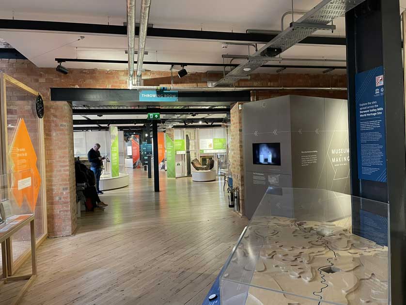 Exhibits on display.