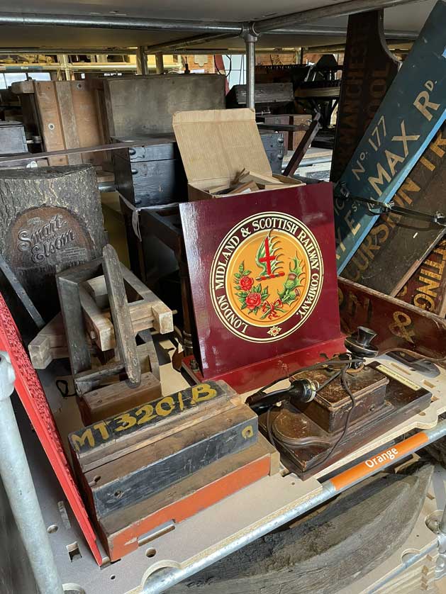 Railway memorabilia.