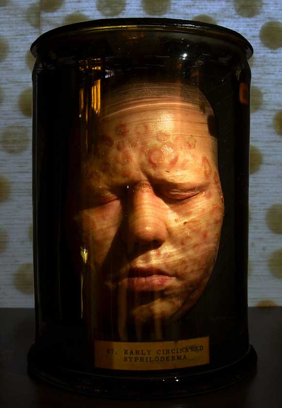 Wax head by Joseph Towne.