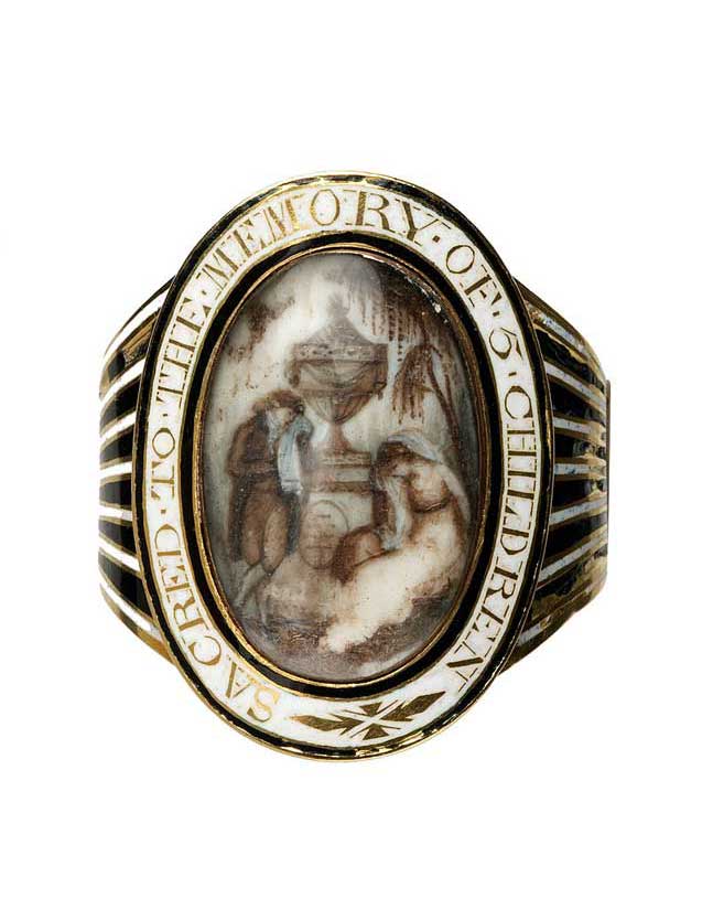Mourning ring.