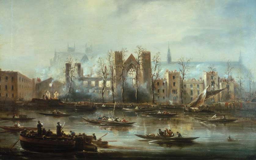 Painting at The Museum of London.