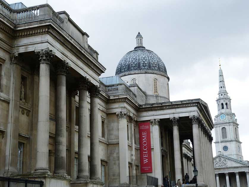 National Gallery, Trafalgar Square.