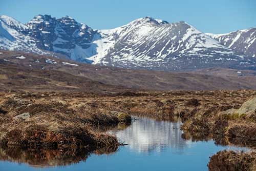 Road to Ullapool, Scotland, UK.