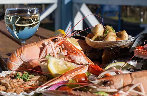 Kishorn Seafood Bar, Scotland, UK.