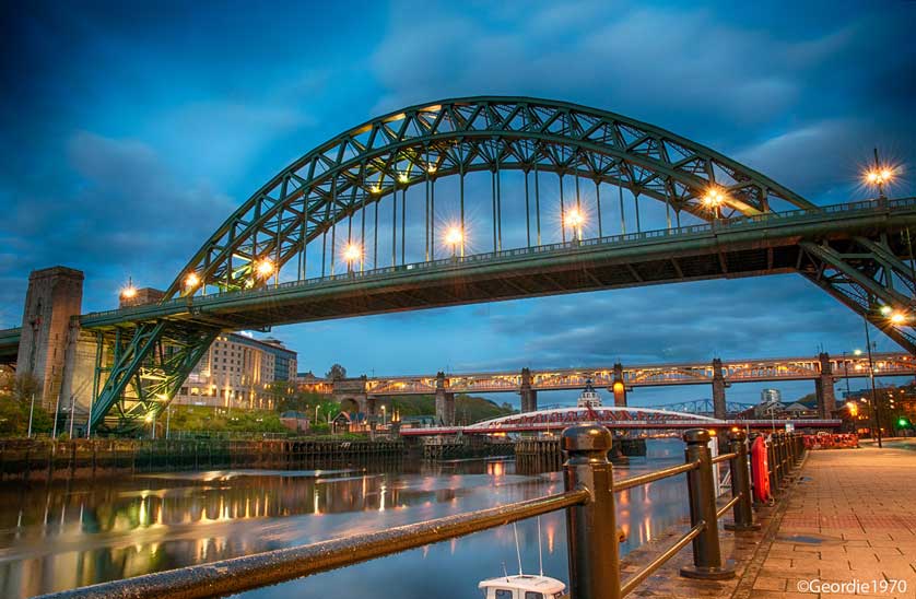 Tyne Bridge, Tyneside, England, UK
