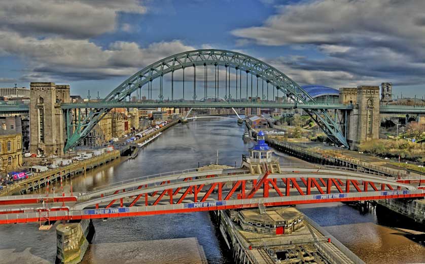 Tyne Bridge, Newcastle, England, UK