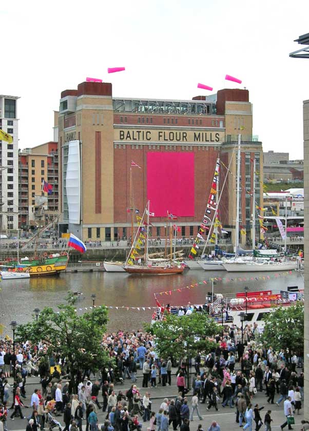 BALTIC Centre for Contemporary Art in the former Baltic Flour Mills, Gateshead, England.
