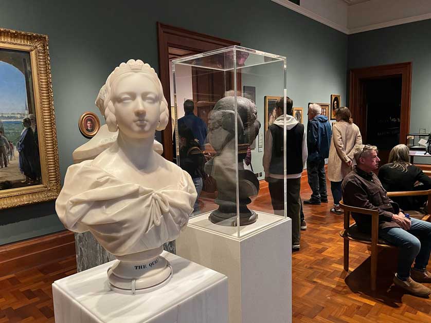 Visitors enjoying the art at the NPG.