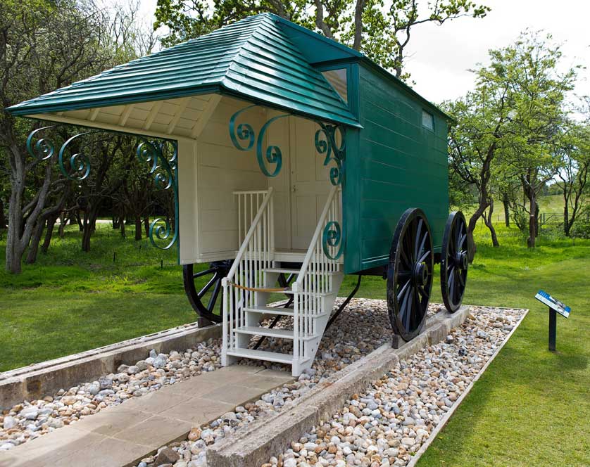 Queen Victoria's bathing machine has a changing room, veranda and even a WC.