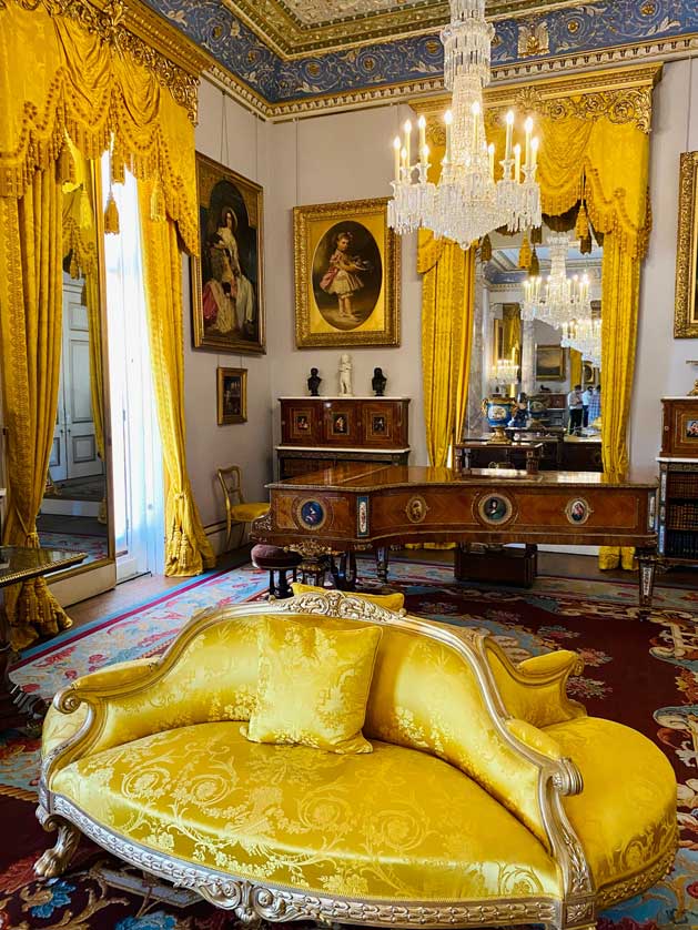 The opulent and luxurious furnishings are stunning.