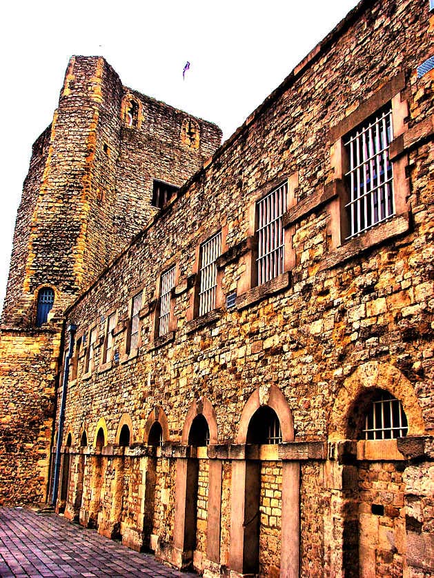 Oxford Castle spent much of its existence as a prison.