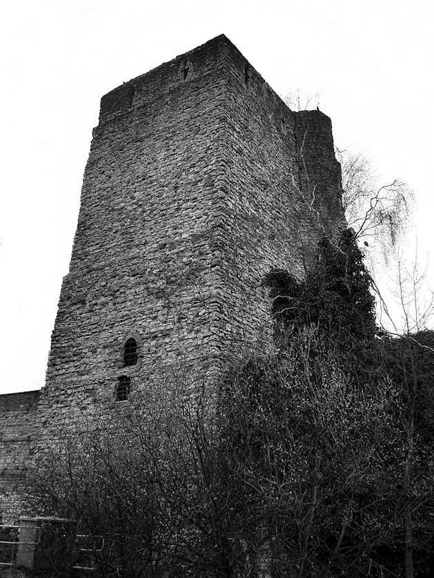 St. George's Tower, believed to be part of the original Saxon town defenses and therefore predates the castle.