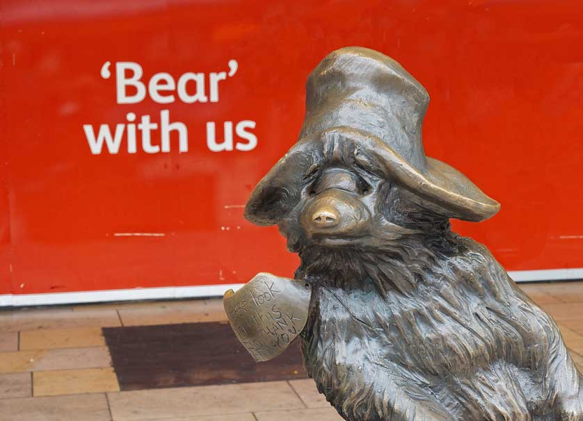 Paddington Bear, London.