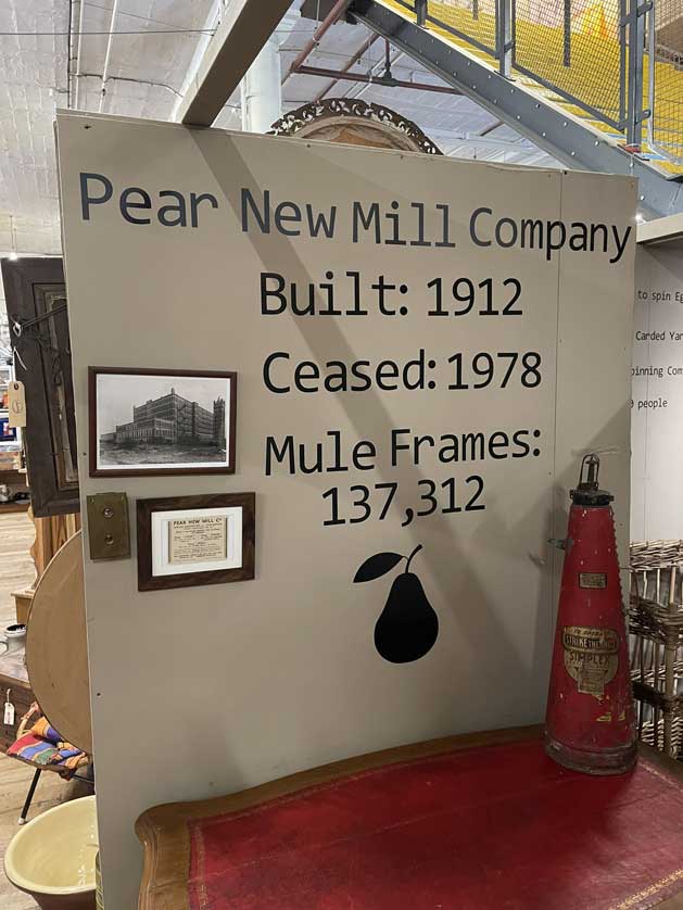 The history of Pear Mill.
