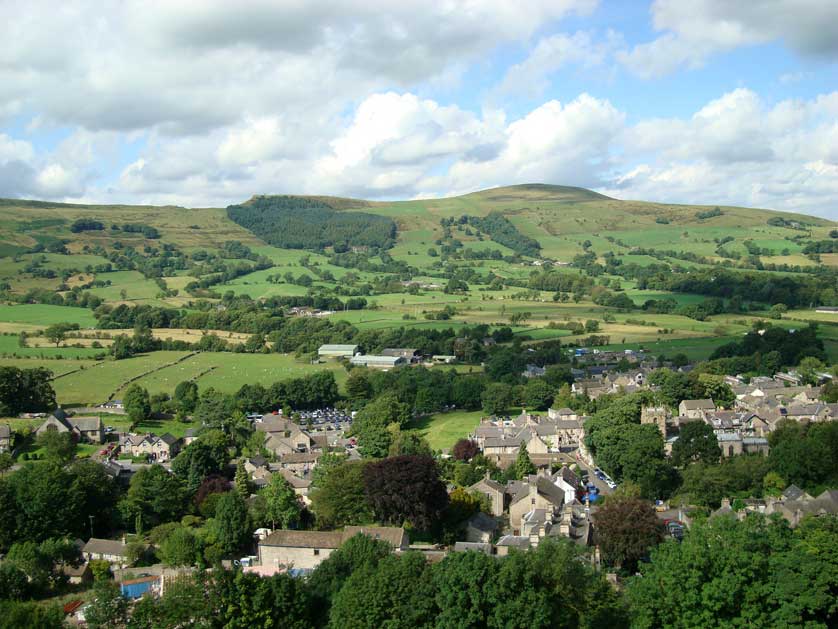 Peveril Castle, Derbyshire, UK.