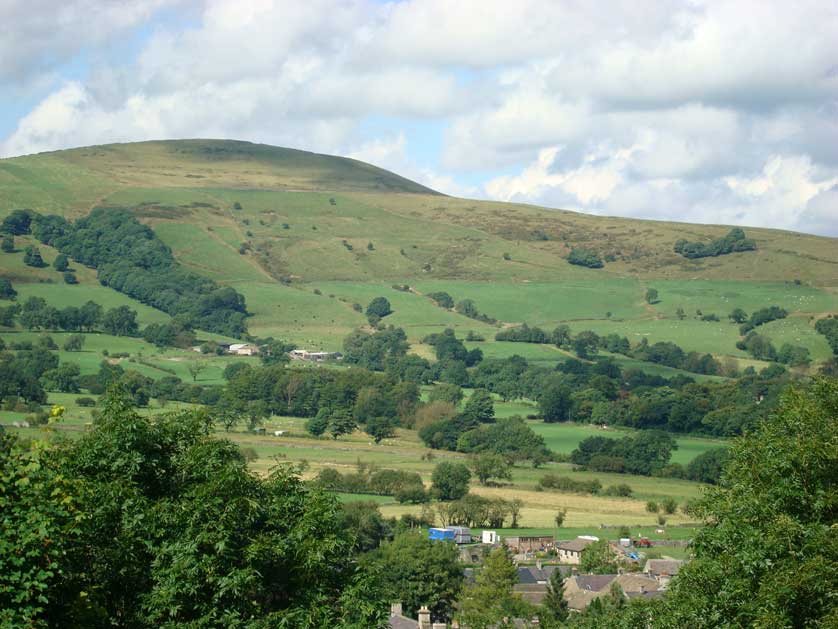 Peveril Castle, Derbyshire, UK.