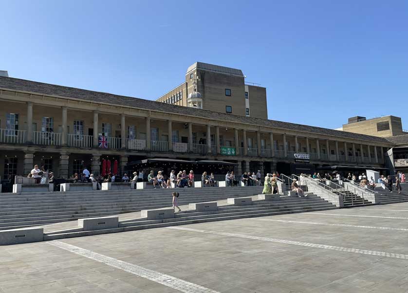 The Piece Hall, Halifax, Yorkshire, UK.
