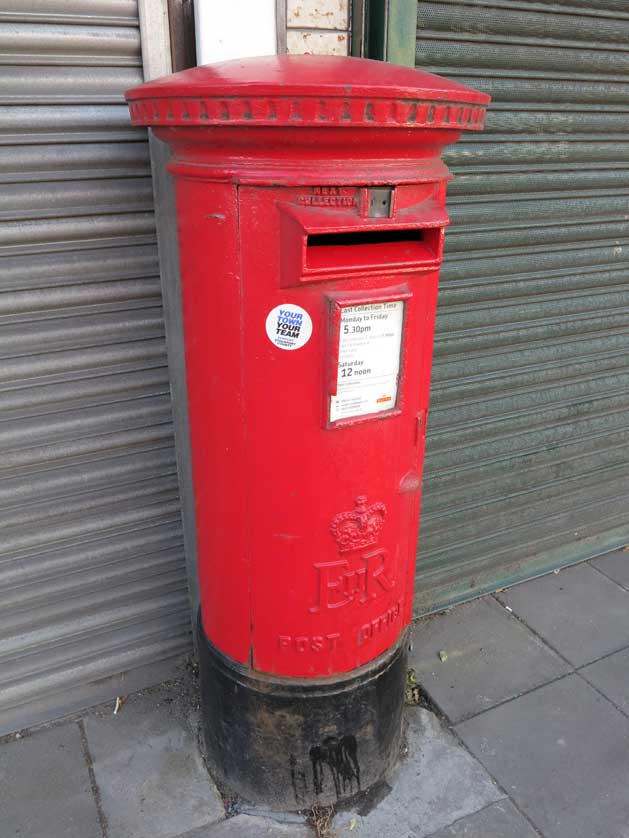 Postcodes in Britain.