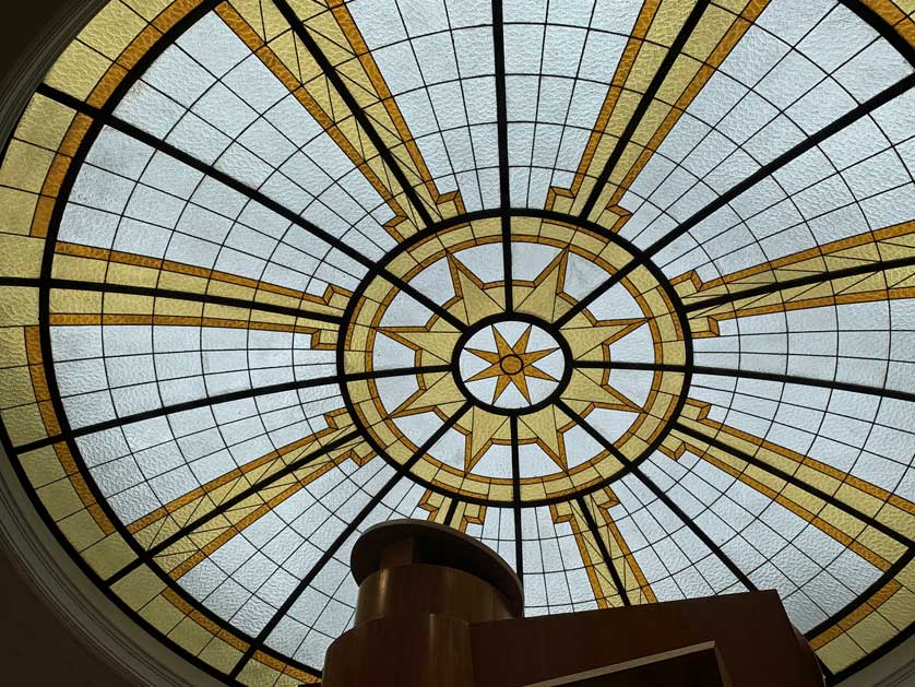 The superb domed ceiling in the house.