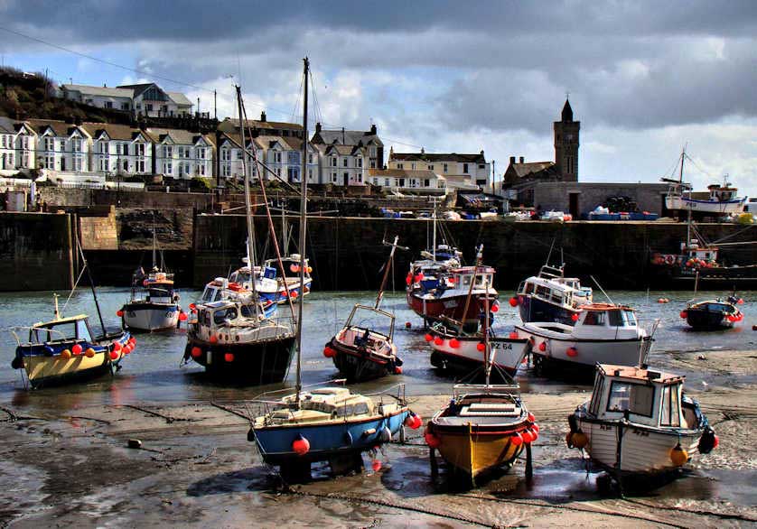 Porthleven, Cornwall, UK.