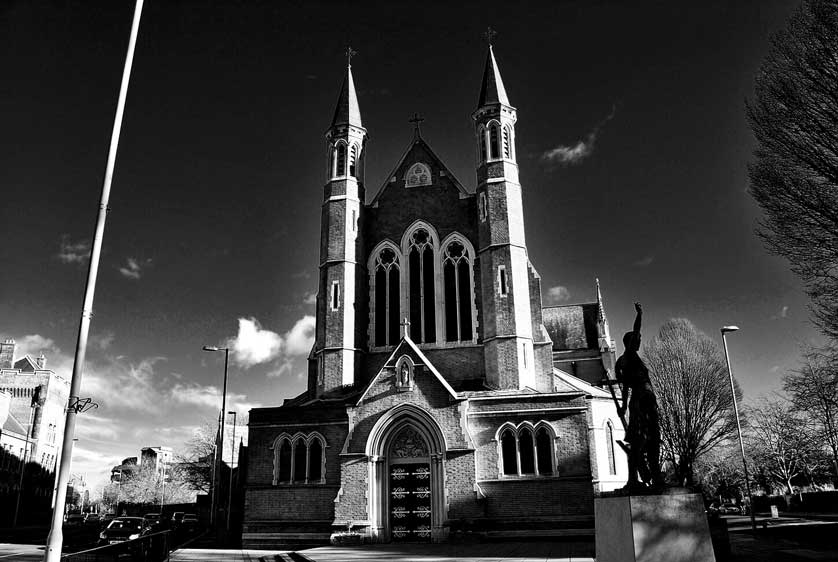 The Catholic Cathedral of St John the Evangelist.