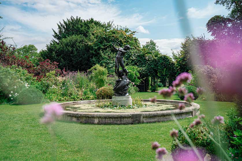 Hylas and The Nymph statue, London, UK.