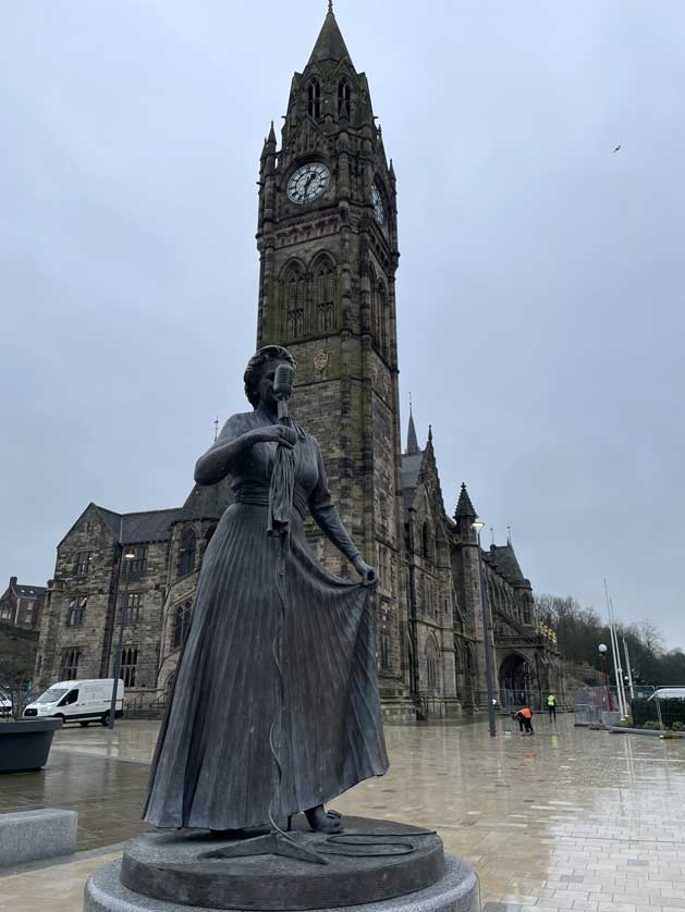 Images of Britain: Rochdale Town Hall, Greater Manchester, UK.