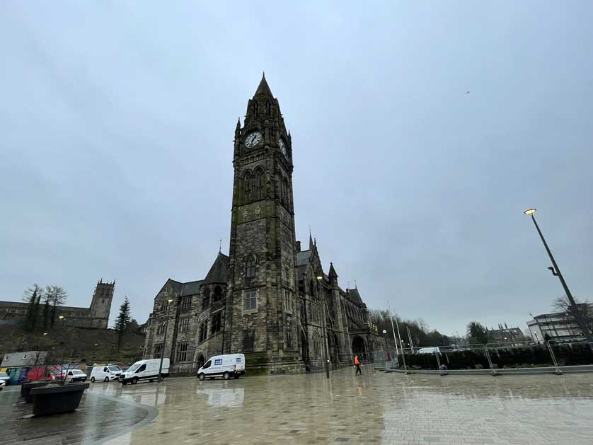 Rochdale Town Hall, Greater Manchester, UK.