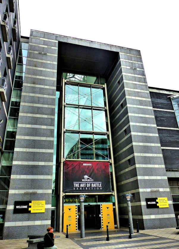 Main entrance to the Royal Armouries Museum in Leeds.
