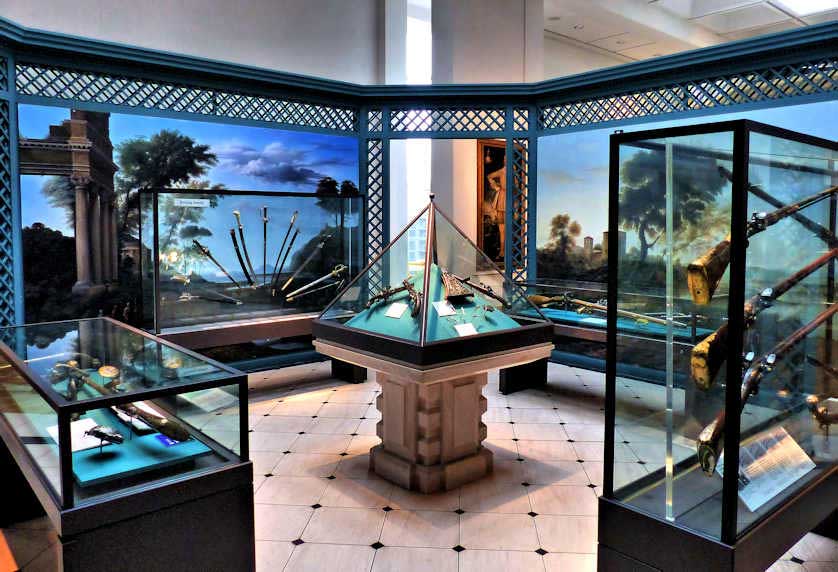 Part of the Hunting Gallery at Royal Armouries Museum in Leeds.