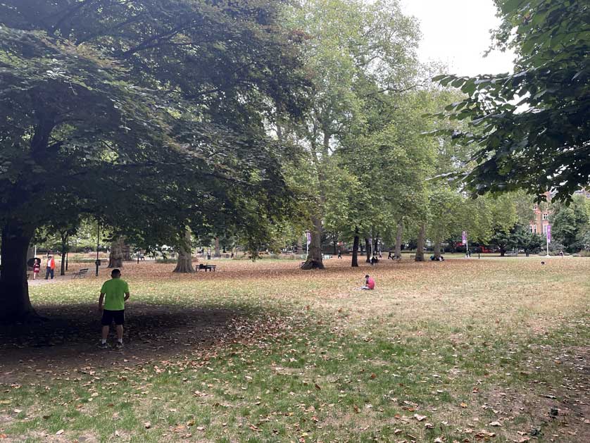 Russell Square, Bloomsbury, London, UK.