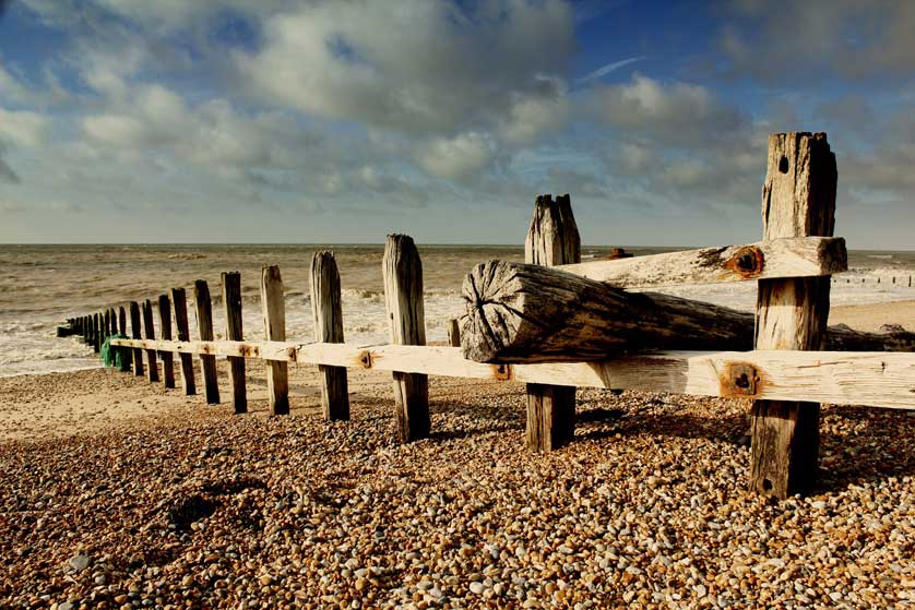 Rye in East Sussex has two fine beaches.